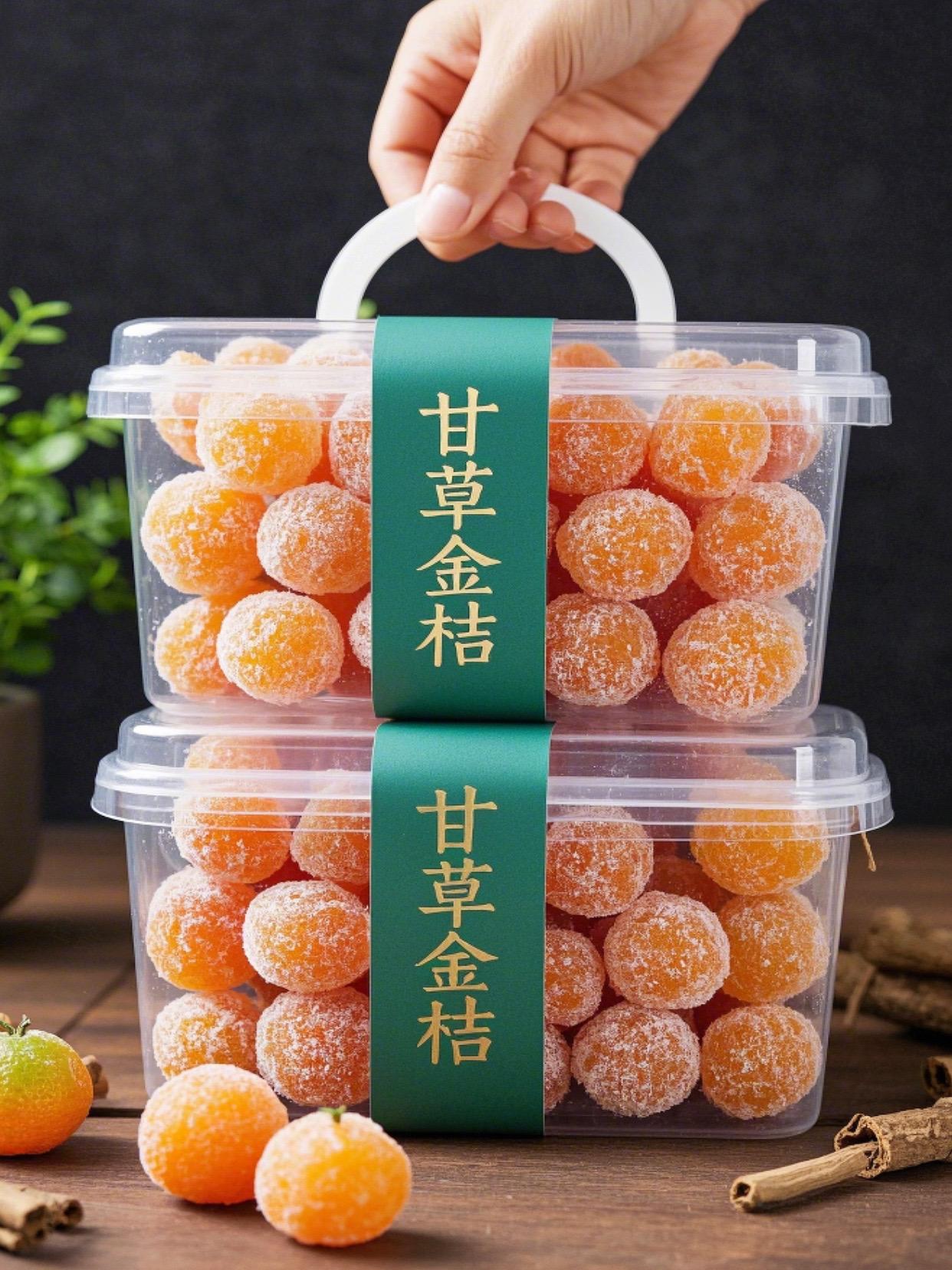 每次一打开包装，清新的甘草甜香与金桔的果香交织扑面而来！酸甜滋味巧妙融...