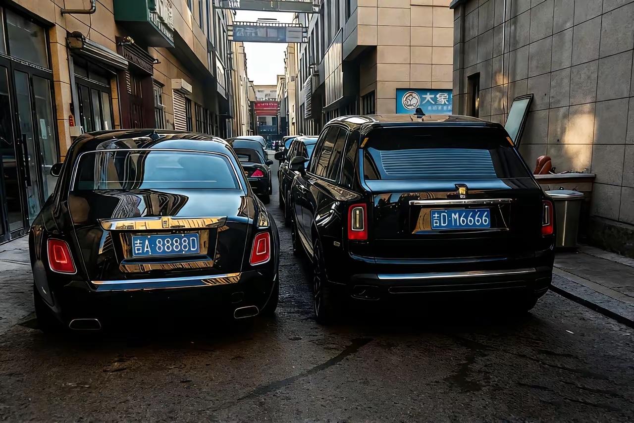 这二部豪华的车，请问一下哪部更贵