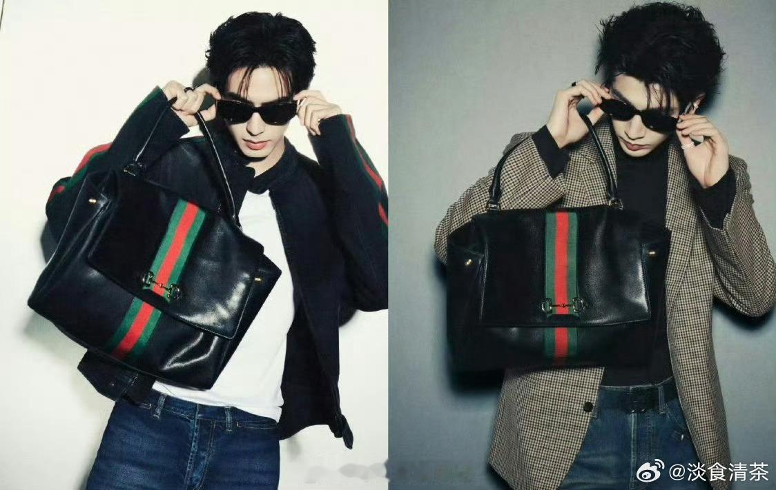 品牌这属于买股时选择性困难，干脆都合作了…宋威龙张凌赫同品牌同姿势