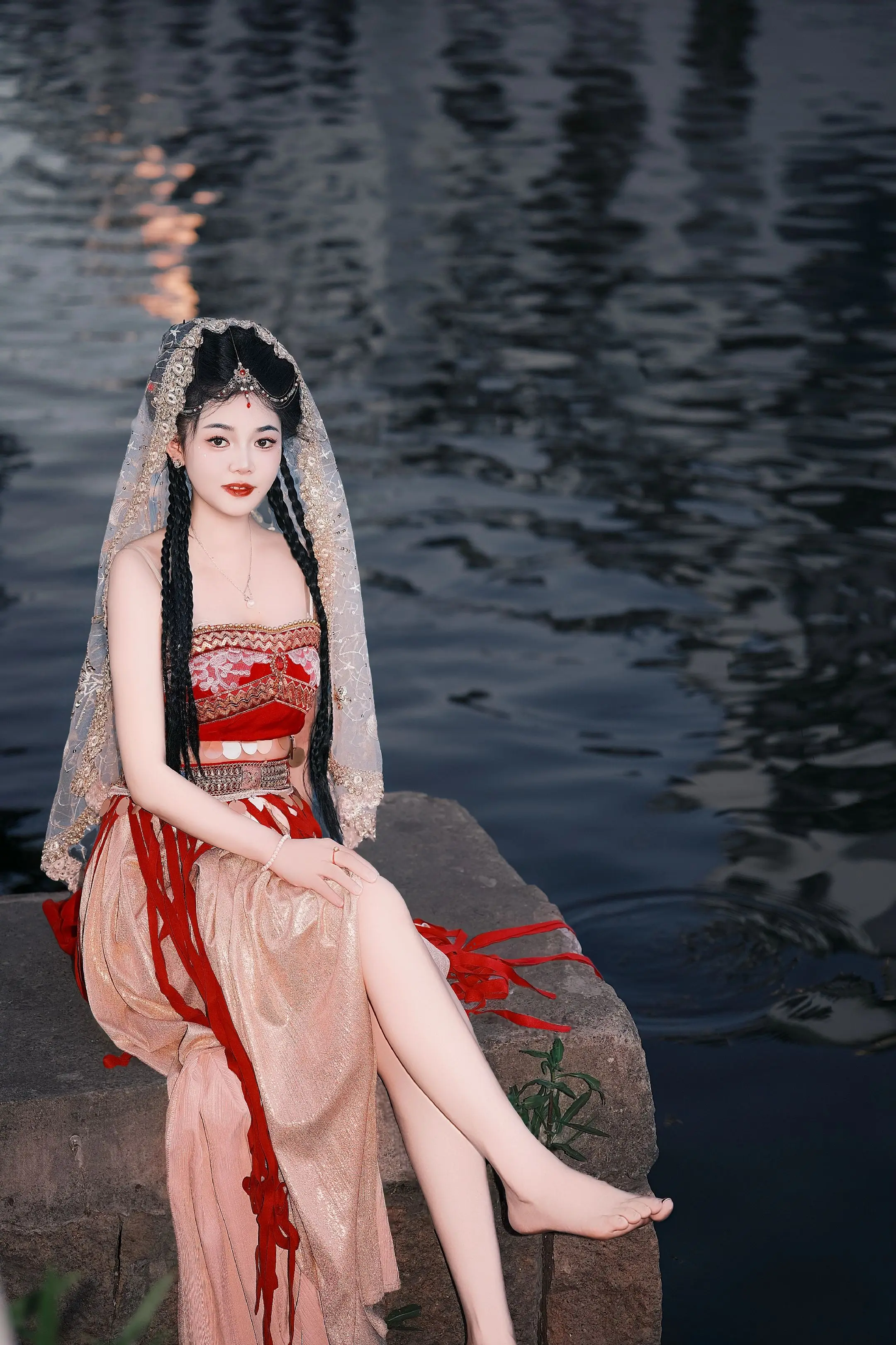 小桥流水人家。江南烟雨