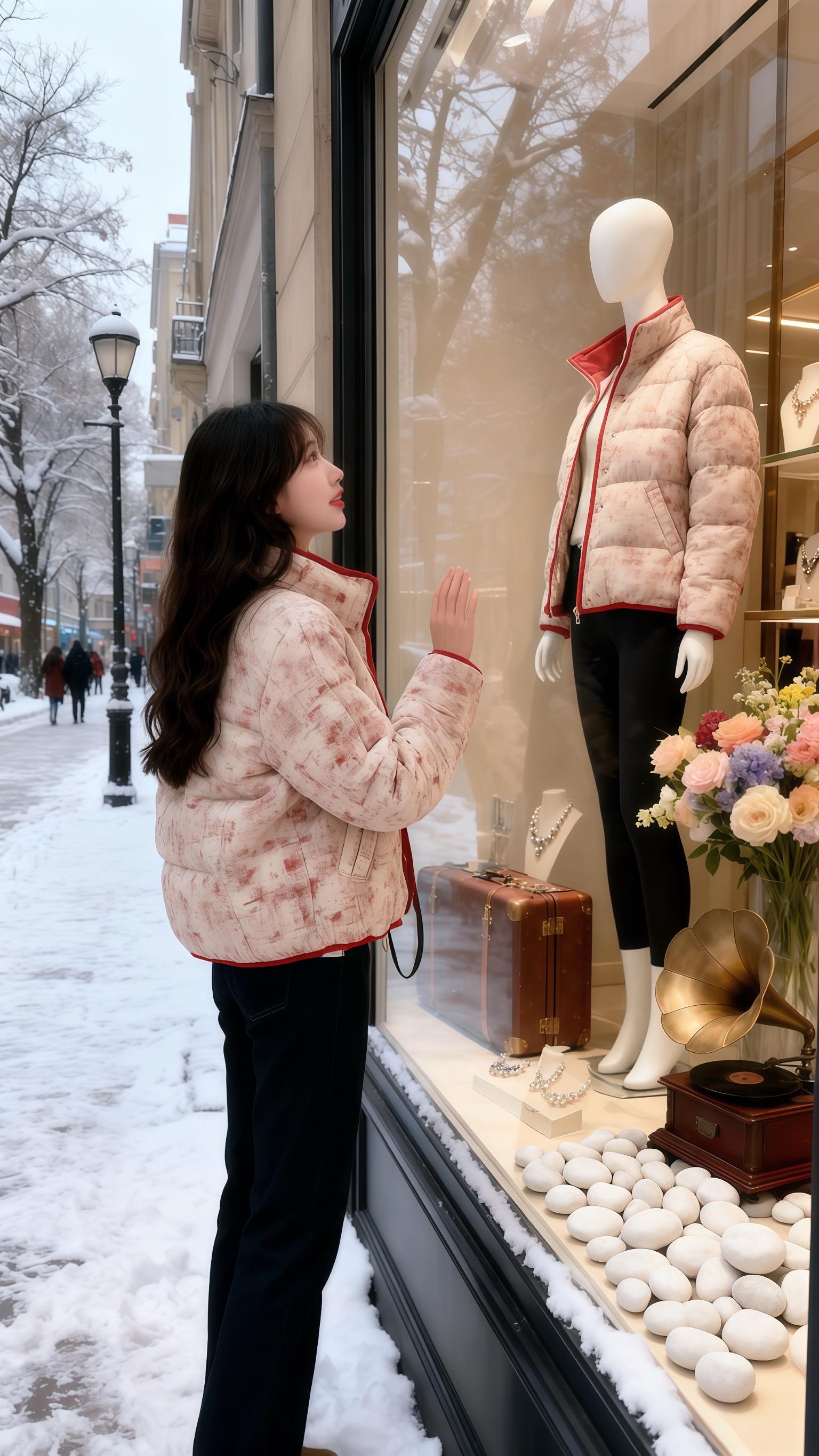 《冬日穿搭“爆款密码”：她在雪天里穿出了治愈系时尚》  初雪落下时，林...