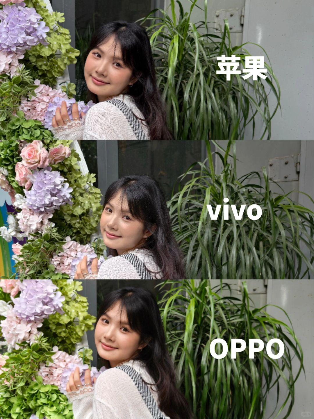 ⏰对比顺序：iPhone16 Pro - vivo X200s - OPPO F