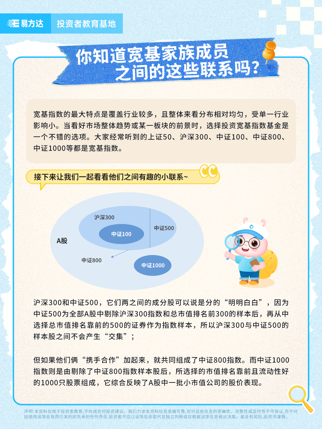 指数直通车 | 你知道宽基家族成员之间的这些联系吗？ ​​​