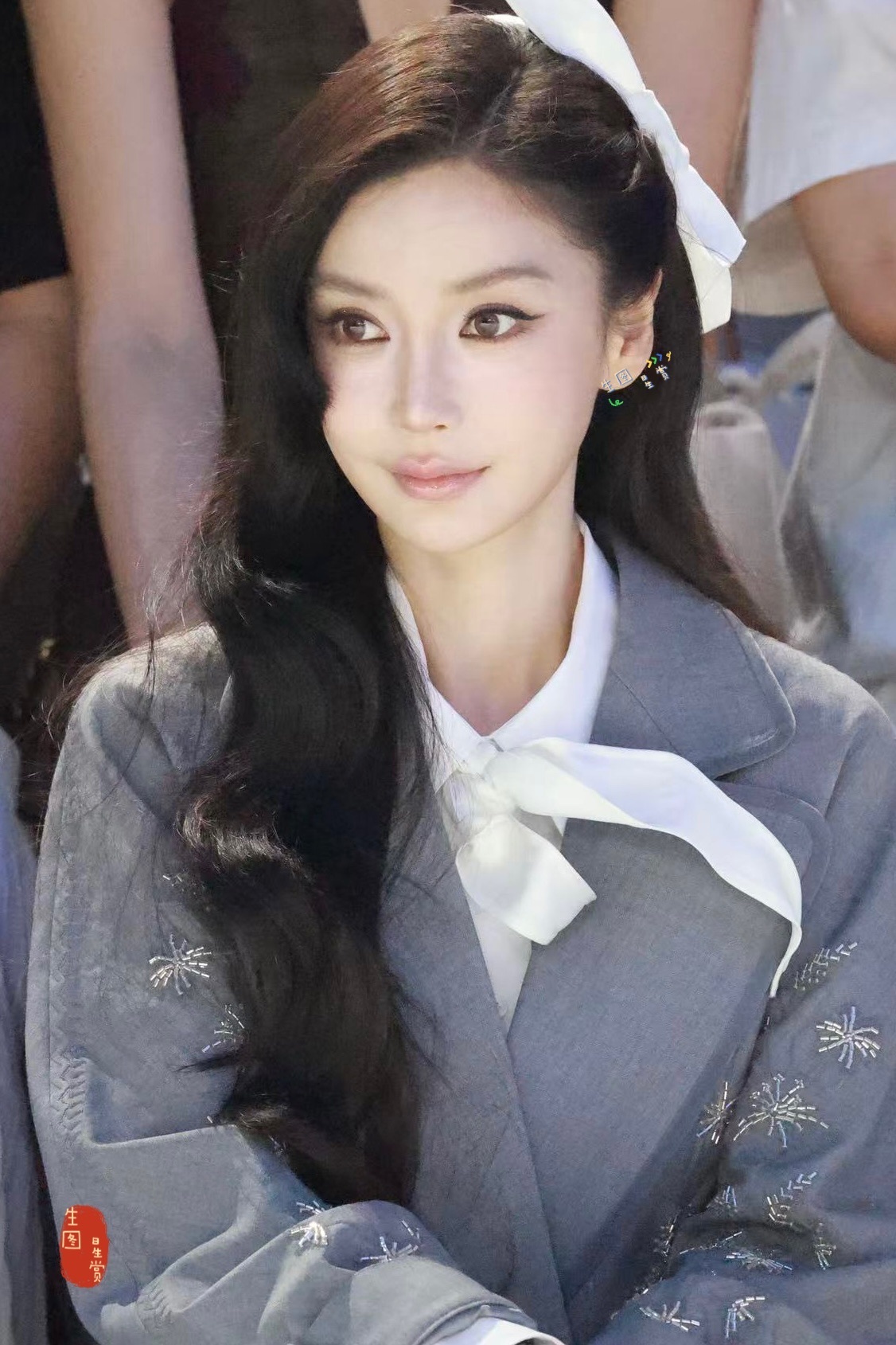 刚刚拍到了权威美神baby杨颖今天北京品牌发布会出图angelababy