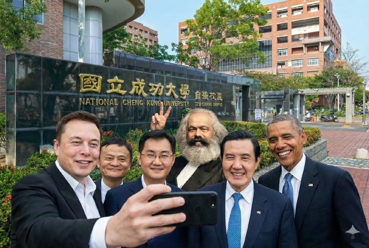 老马家人聚齐了