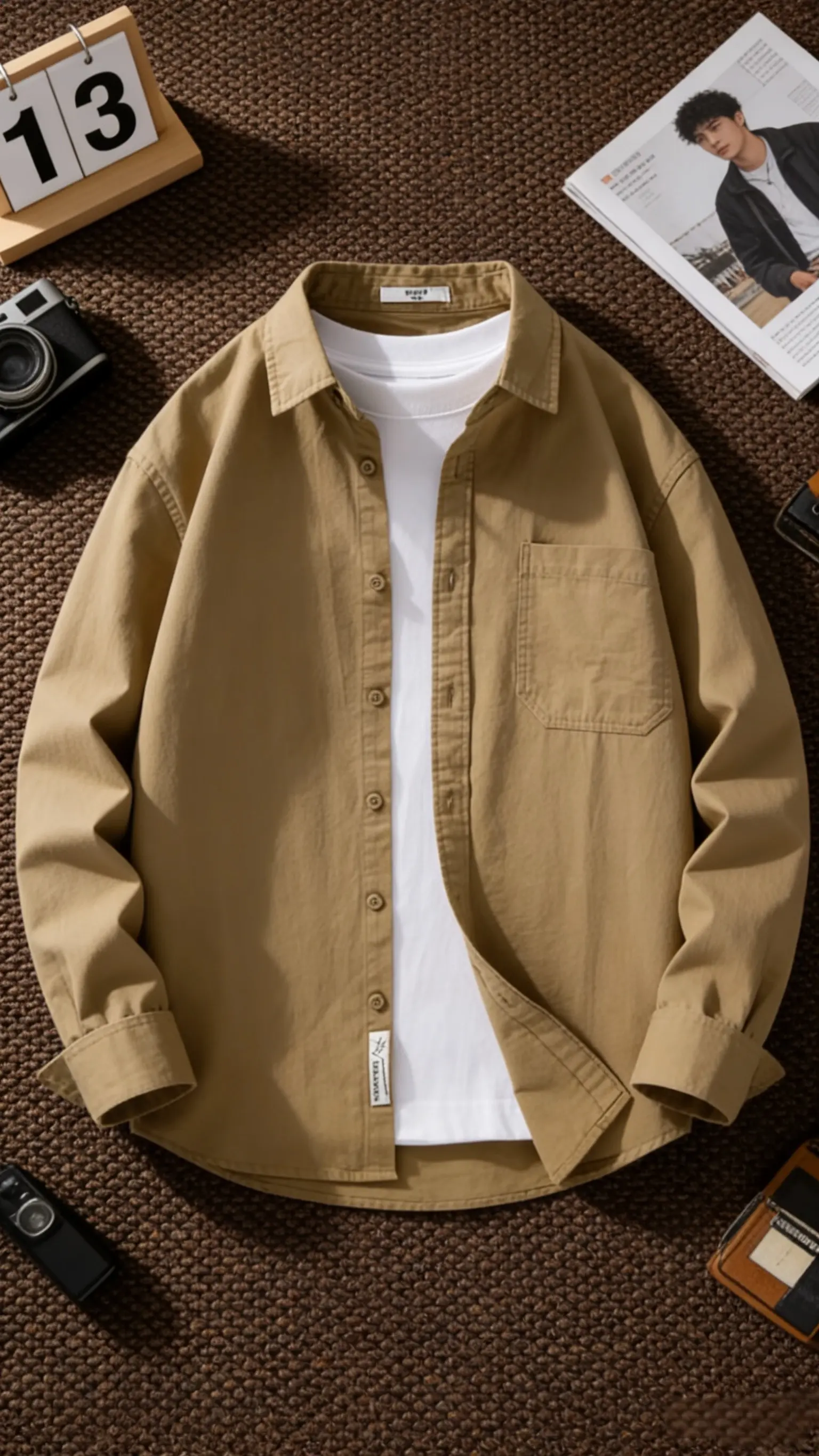 想要提升气质，一件好看的衬衫少不了！这件衬衫简约而不简单，穿上它让你秒...