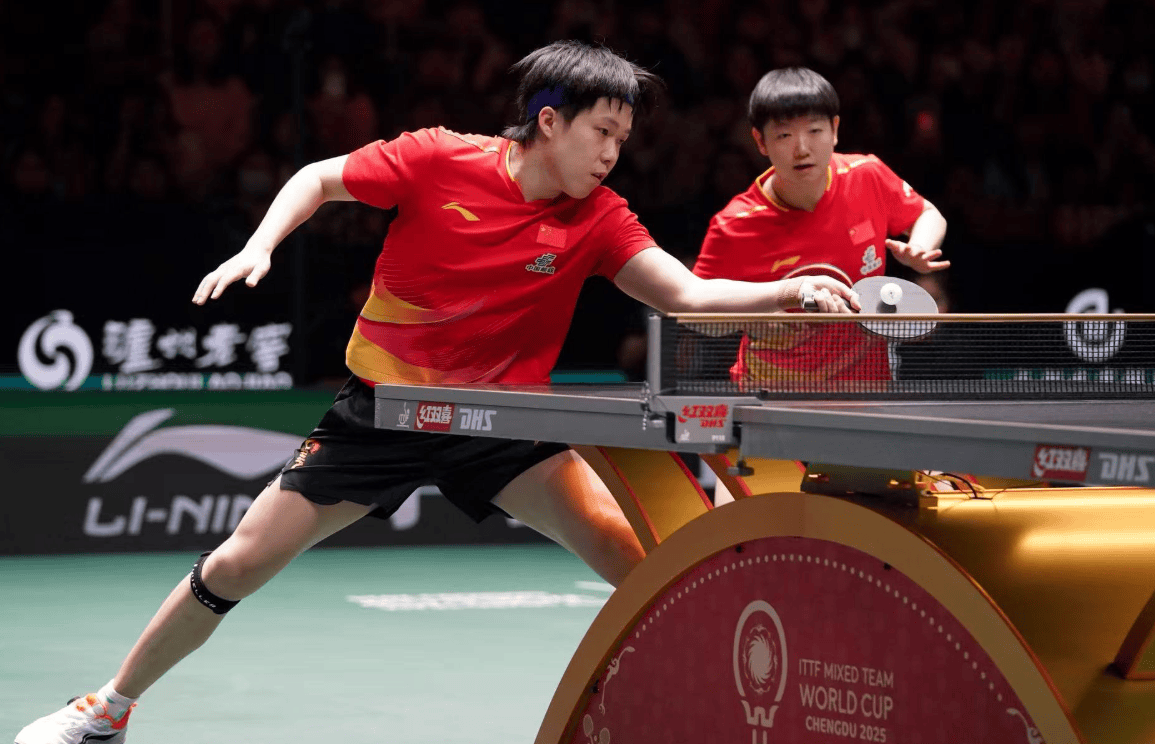 混团半决赛：莎头组合3-0吴晙诚/崔孝珠，中国3-0领先韩国