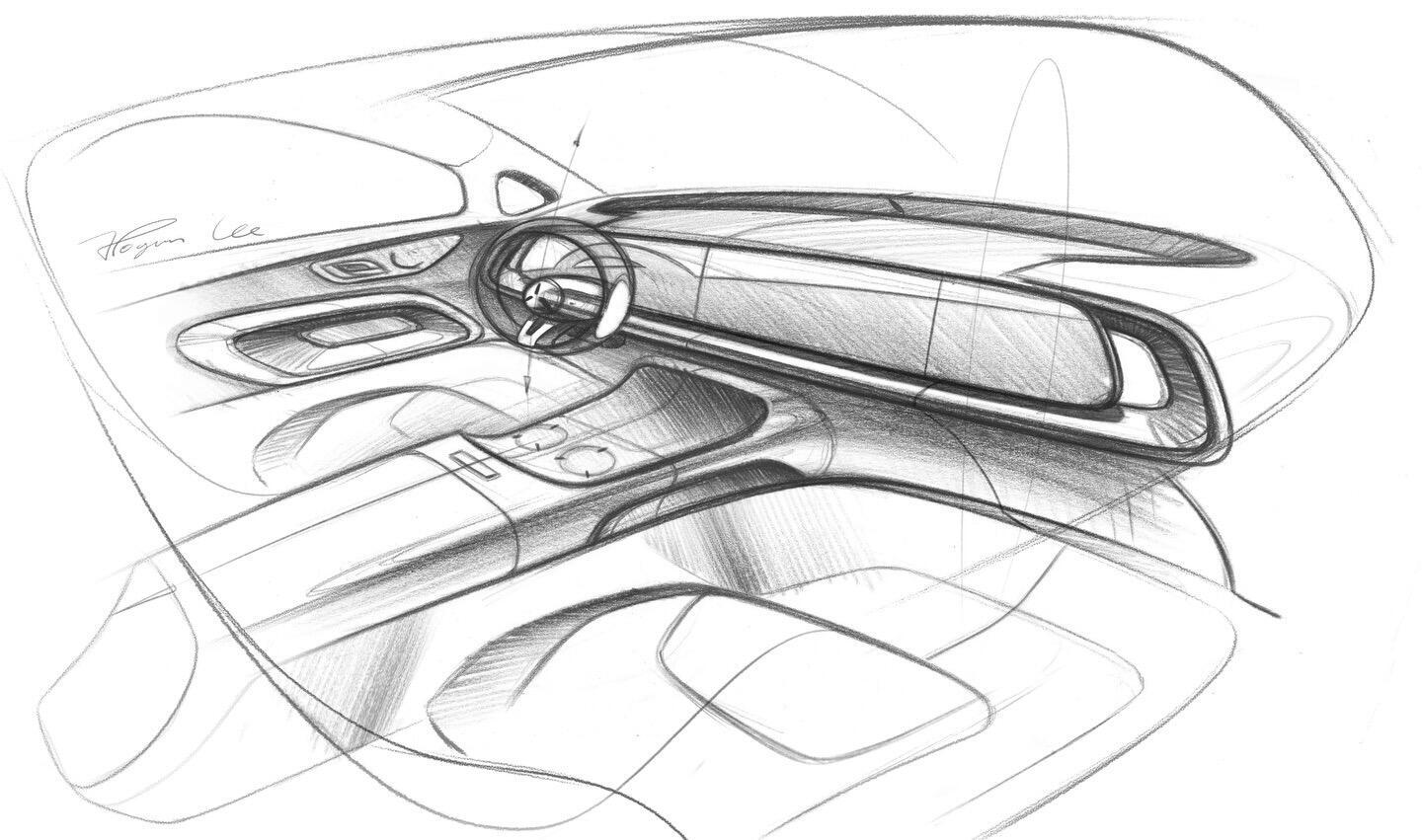 奔驰VLE的内饰设计官图图真不错汽车设计