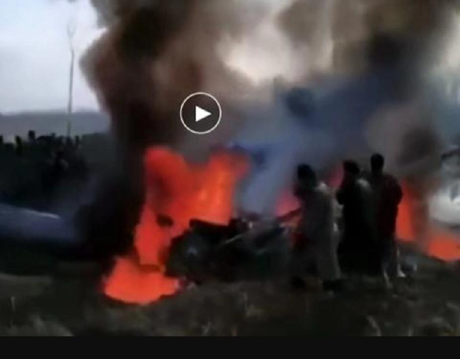 印度自研战机在迪拜航展失事！飞行员没能成功跳伞，现场瞬间腾起巨大火球

真是让人