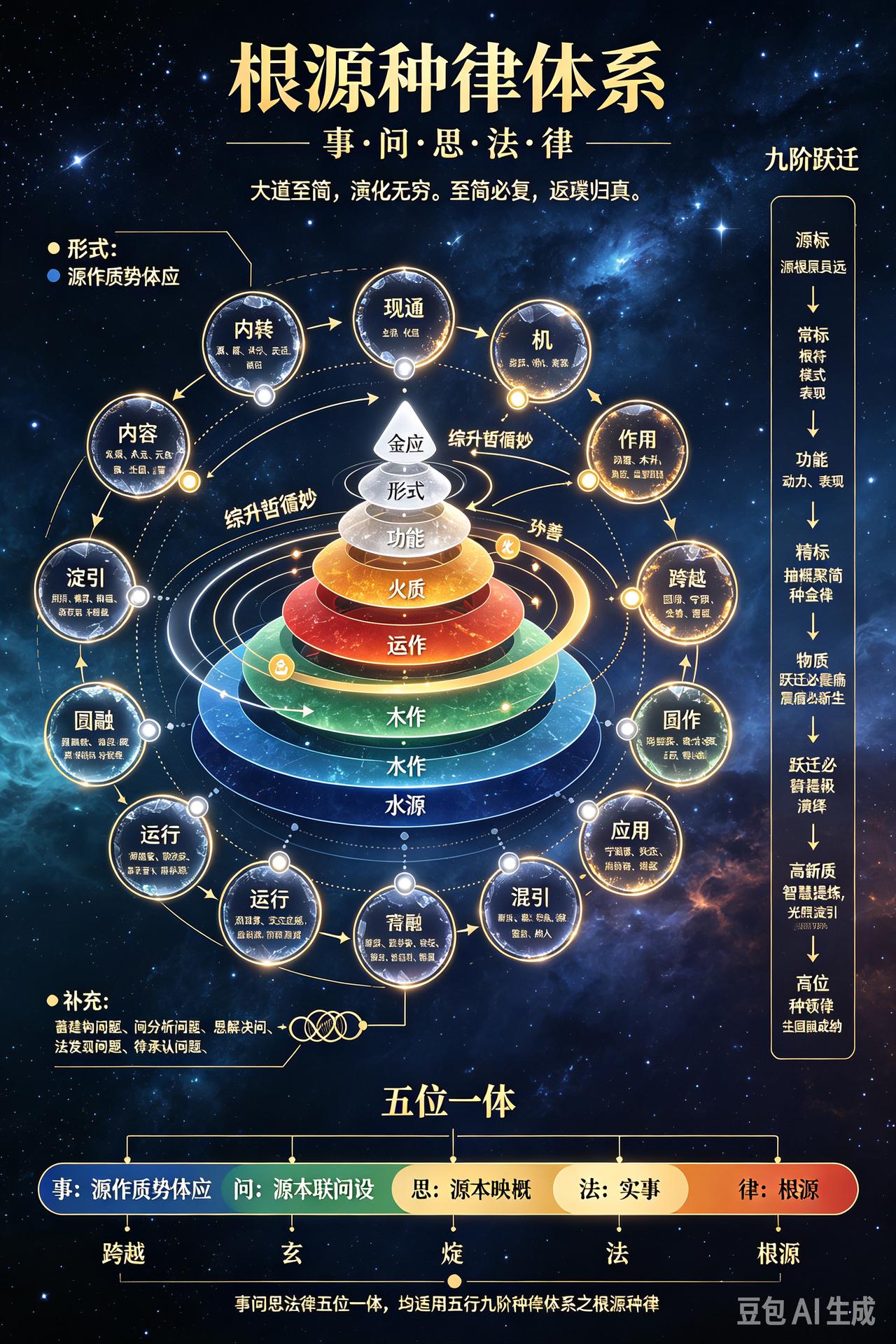 哲学、神学、科学有什么关系?
都属于五行九阶种律体系。简而言之
五行对应三者底层