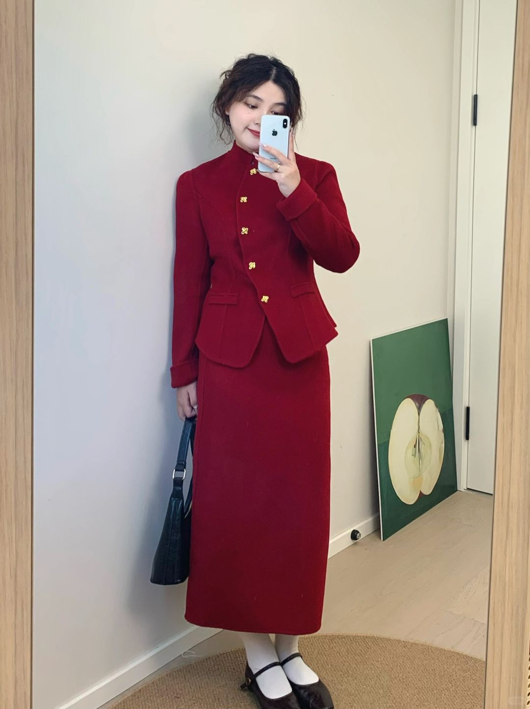 🍎｜这套新中式套装终于穿上了～