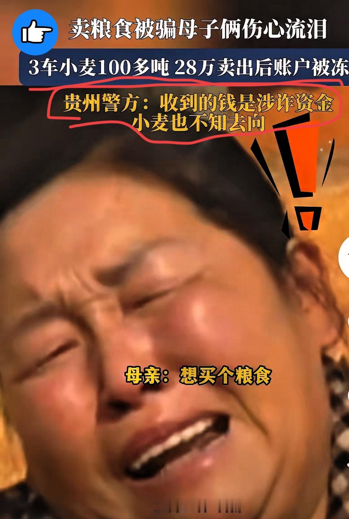 河南农民卖100多吨小麦得28万，刚到账

就被冻结，这事儿最让人膈应的根本不是