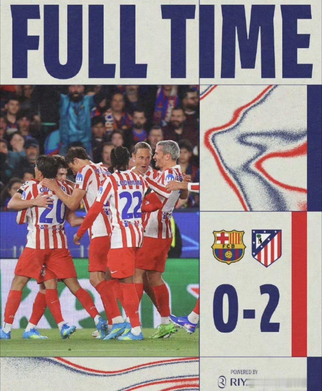 巴萨0比2马竞最近什么情况？流年不利？这tm是主场！类似的还有西甲第30轮皇马 