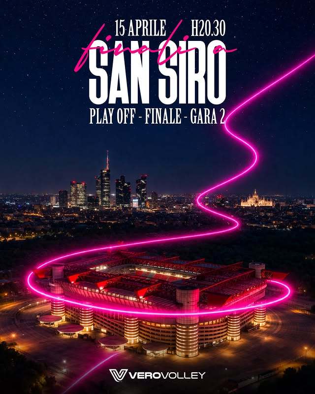 🎇意大利女排决赛米兰主场‼️▶️ 对阵双方：米兰（Vero Volley Mi