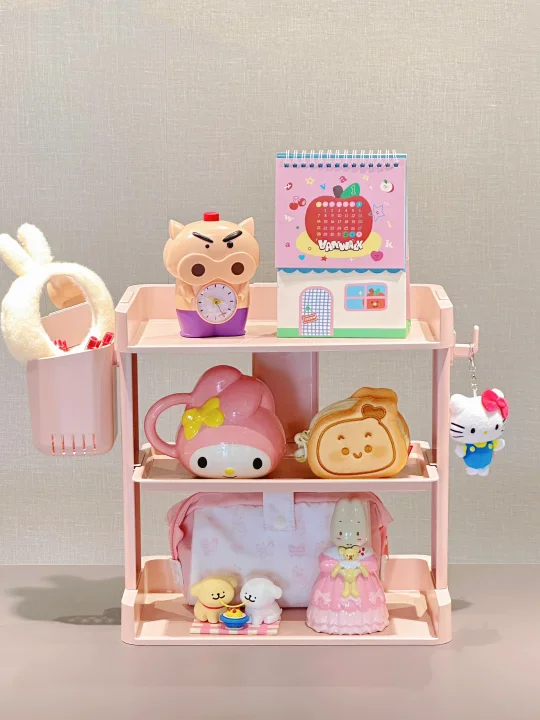 好喜欢我的粉色置物架！！