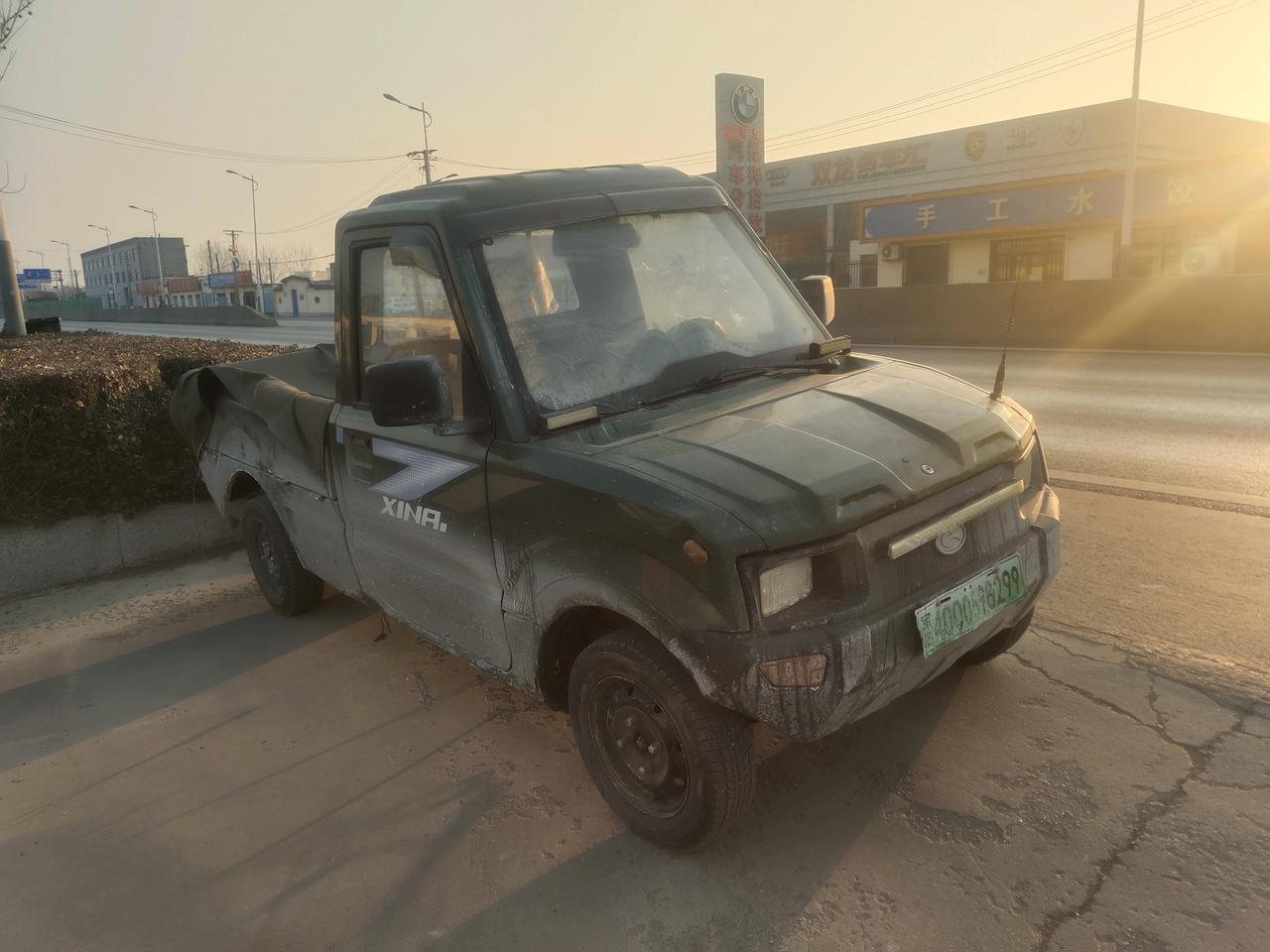 从吉林通化买了一辆心爱小皮卡用了十来天开回到河南南阳。
