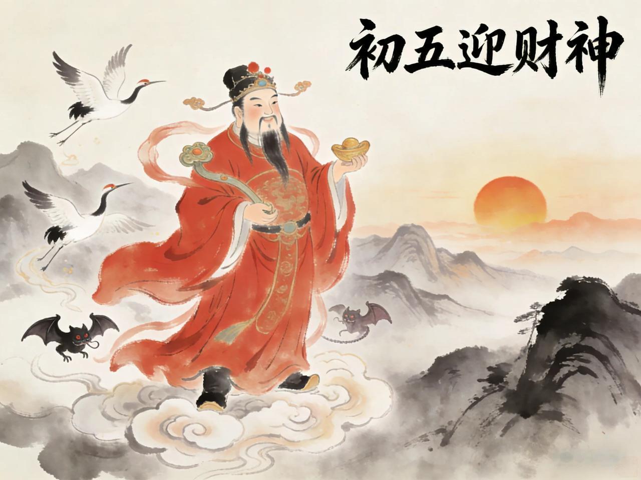 初五迎财神，绝对是开年最热闹、最接地气的习俗，好多人只知道凑热闹，却不清楚真正该