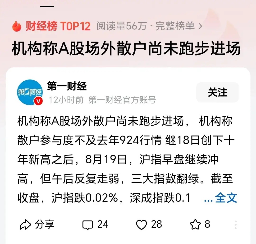 先知先觉者吃肉，后知后觉者喝汤！A股这波行情涨势凶猛，沪指接连突破关键点位，日成
