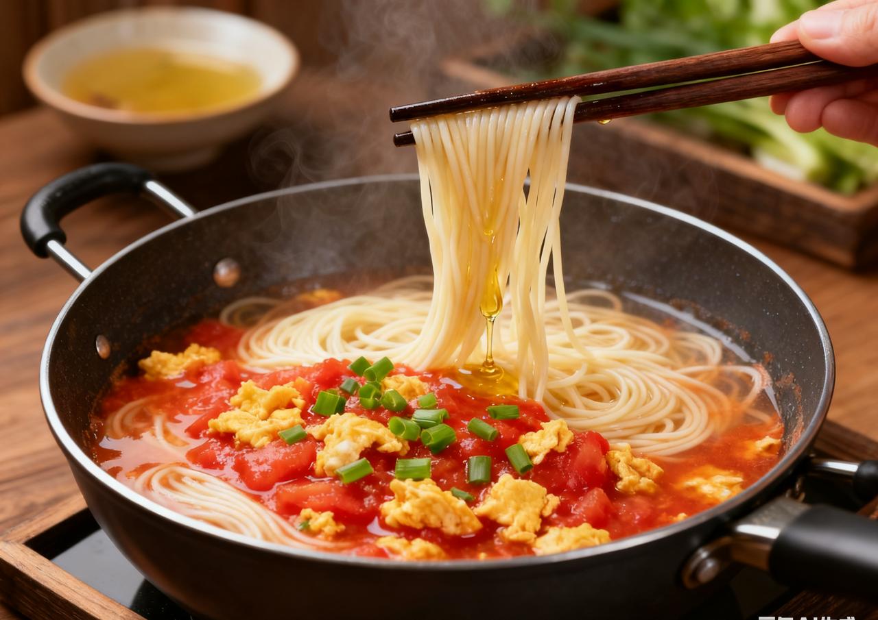 【晚餐：一碗热汤面的慰藉】