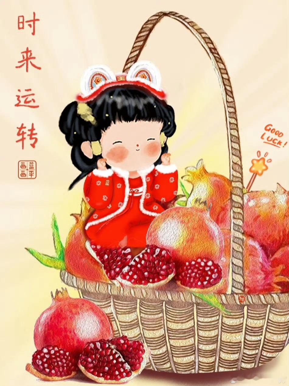 “可爱国风漫画，水果味的夏天…”熊猫守护者遇见美好詹俊 贝克汉姆大儿子罗密欧