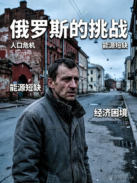 除人口危机外，俄罗斯还面临三大严峻考验。

首先是能源与基建危机，乌克兰对俄本土