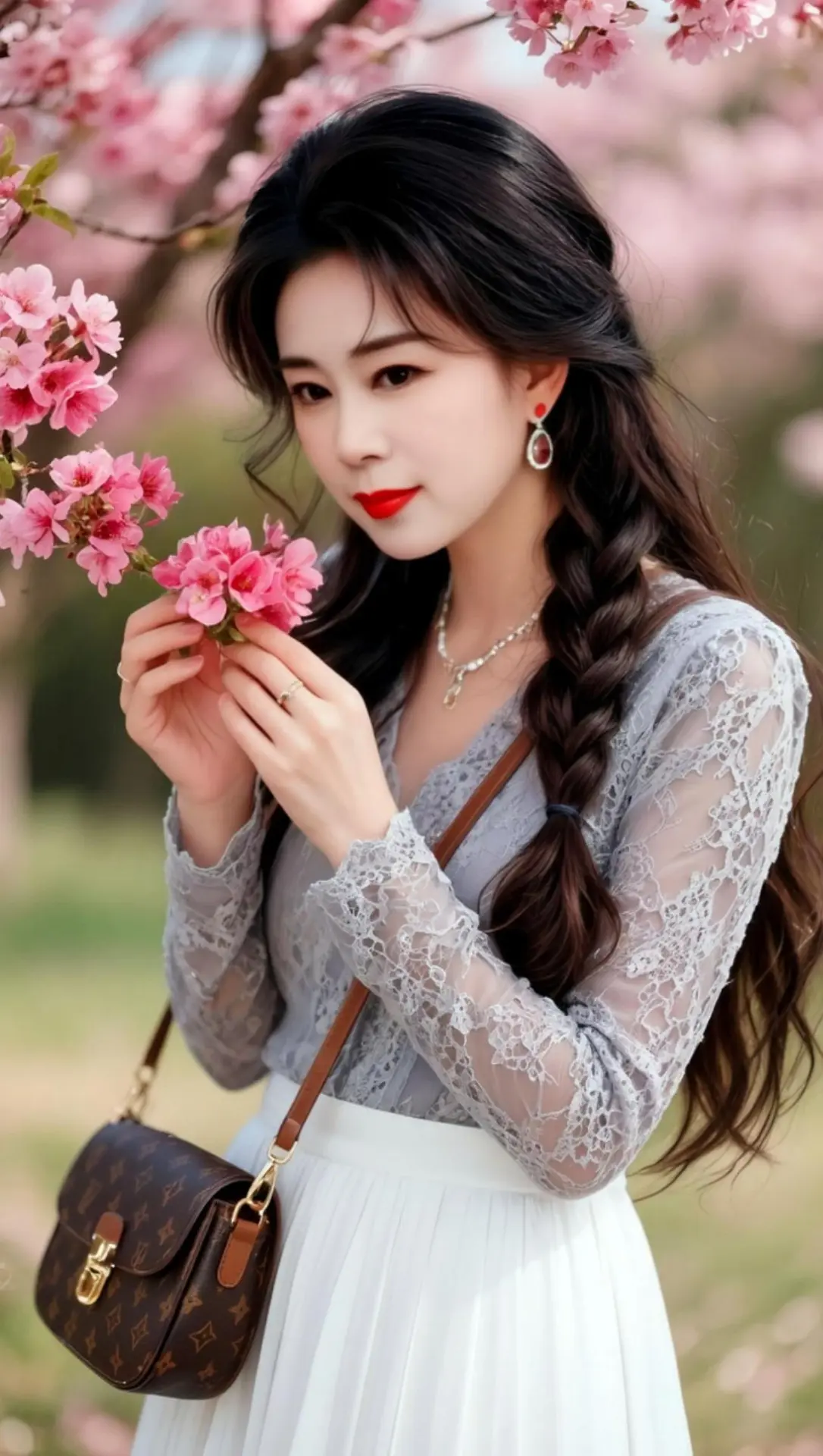 AI春日赏花照 随变ai随便玩