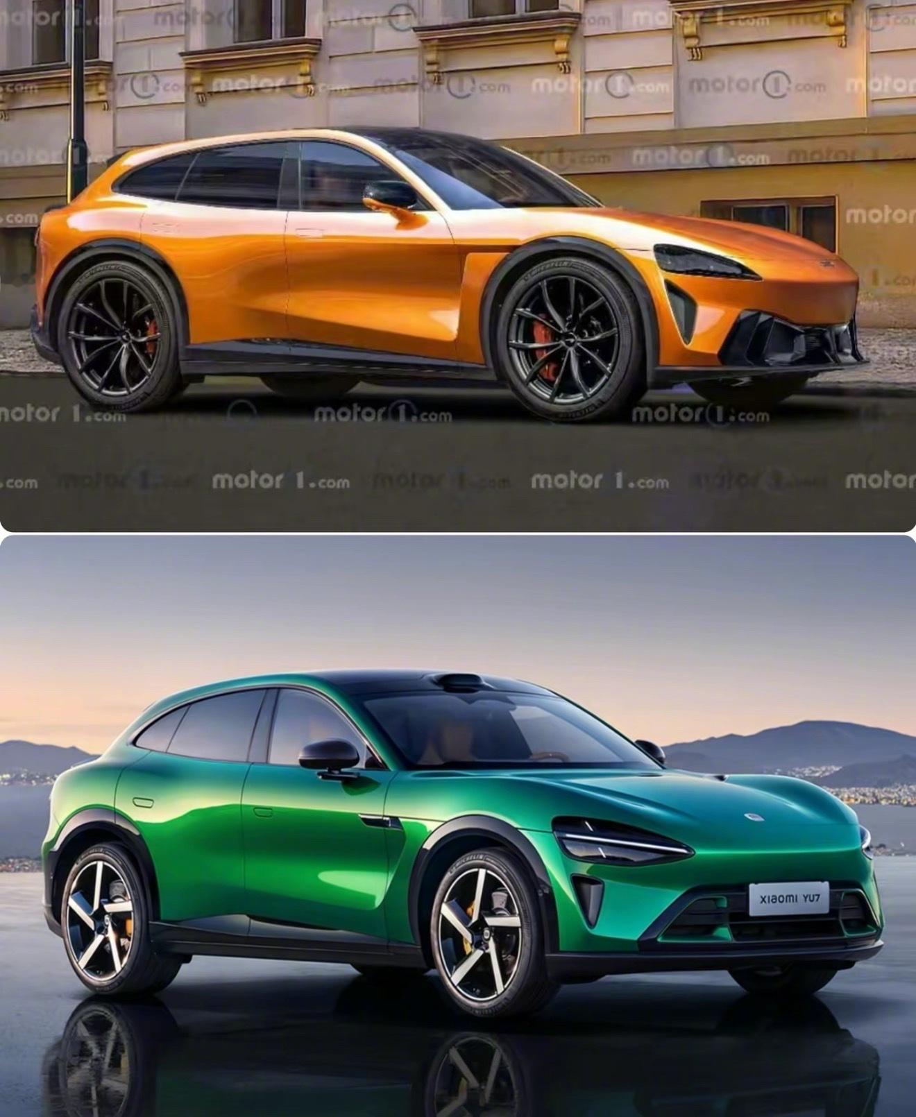 迈凯伦首款SUV迈凯伦suv和小米yu7对比小米一点也不逊色，颜值很能打，牛的！