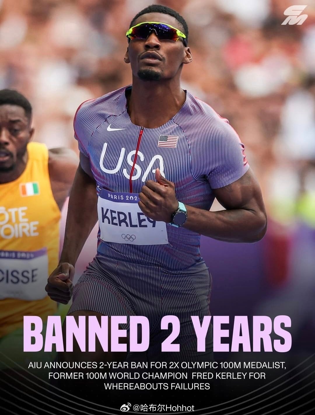 AIU对🇺🇸克利的漏检行为做出最终判罚：禁赛两年，到2027年8月解禁。理论