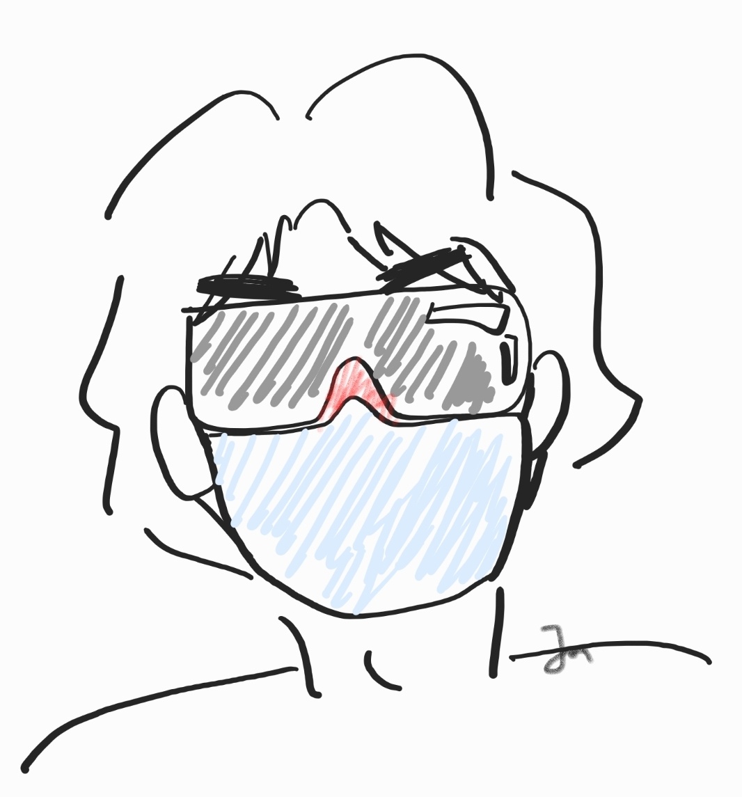 次人5th Album妆造主题：就算戴墨镜戴口罩防晒也要注意别晒到鼻梁 ​​​