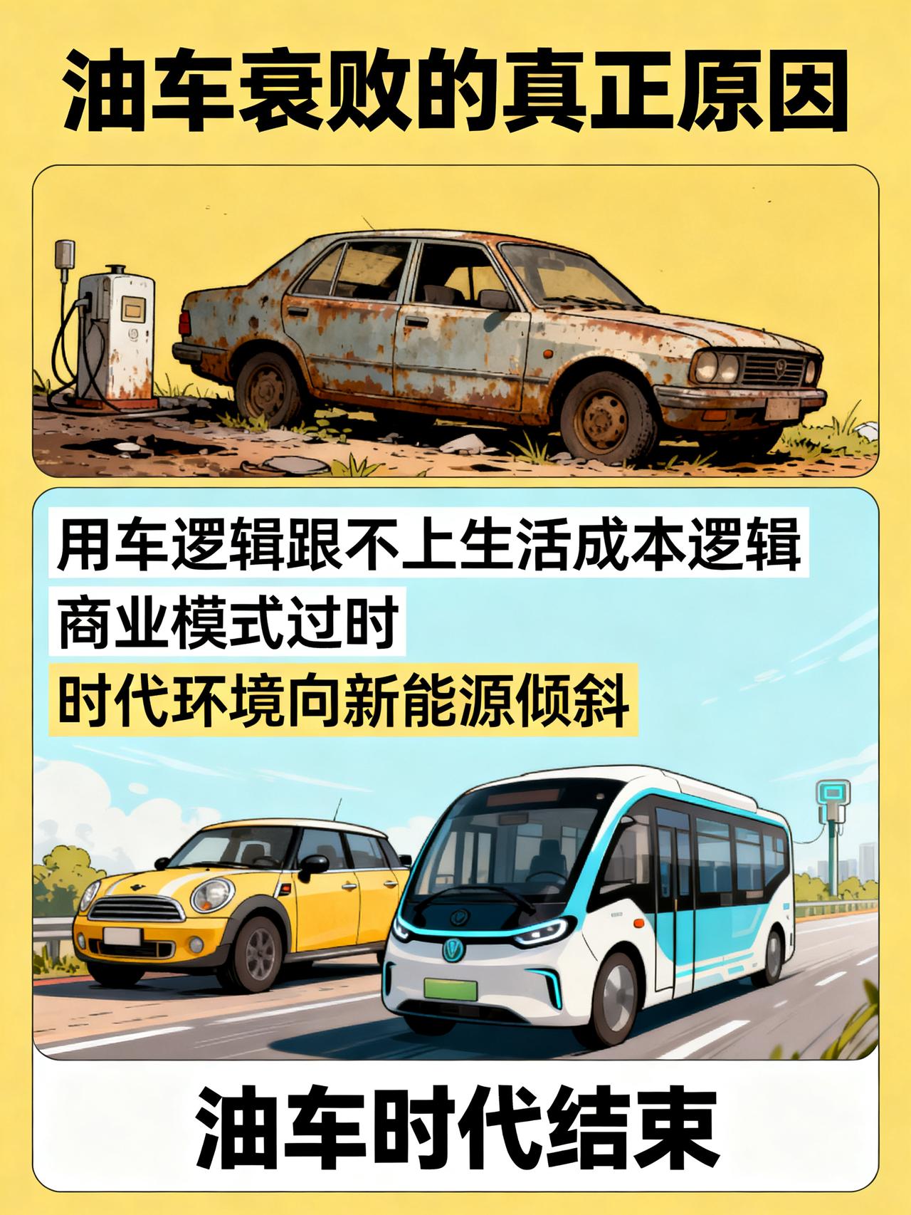 为什么很多油车车主现在醒悟了，油车的衰败根本不是死于技术落后！
为什么很多油车车