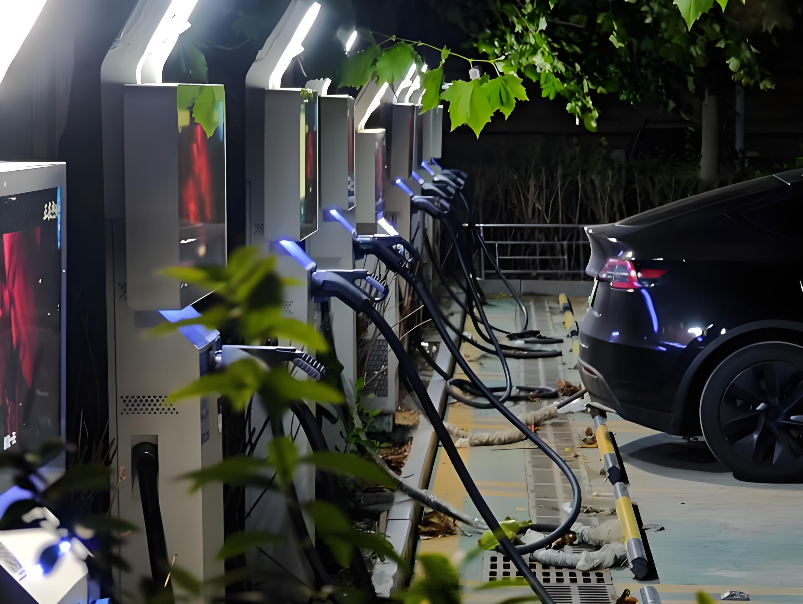 截至7月底我国电动汽车充电基础设施总数超2360万个。 电动汽车 ​​​