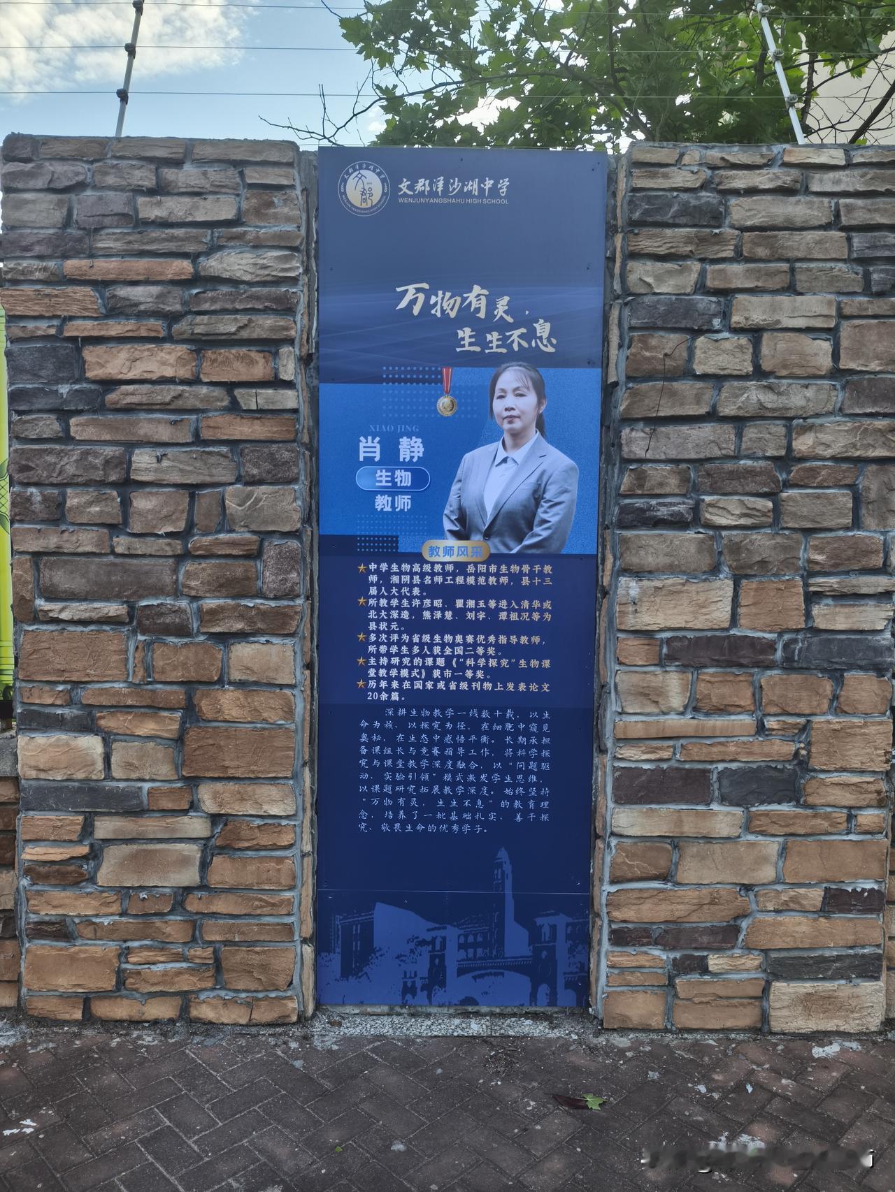 🌿 名师推介 | 肖静老师：以生命为师，赴探究之约
     肖静老师以“万物