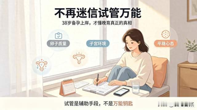 不再迷信试管万能！38岁备孕上岸，才懂晚育真正的真相