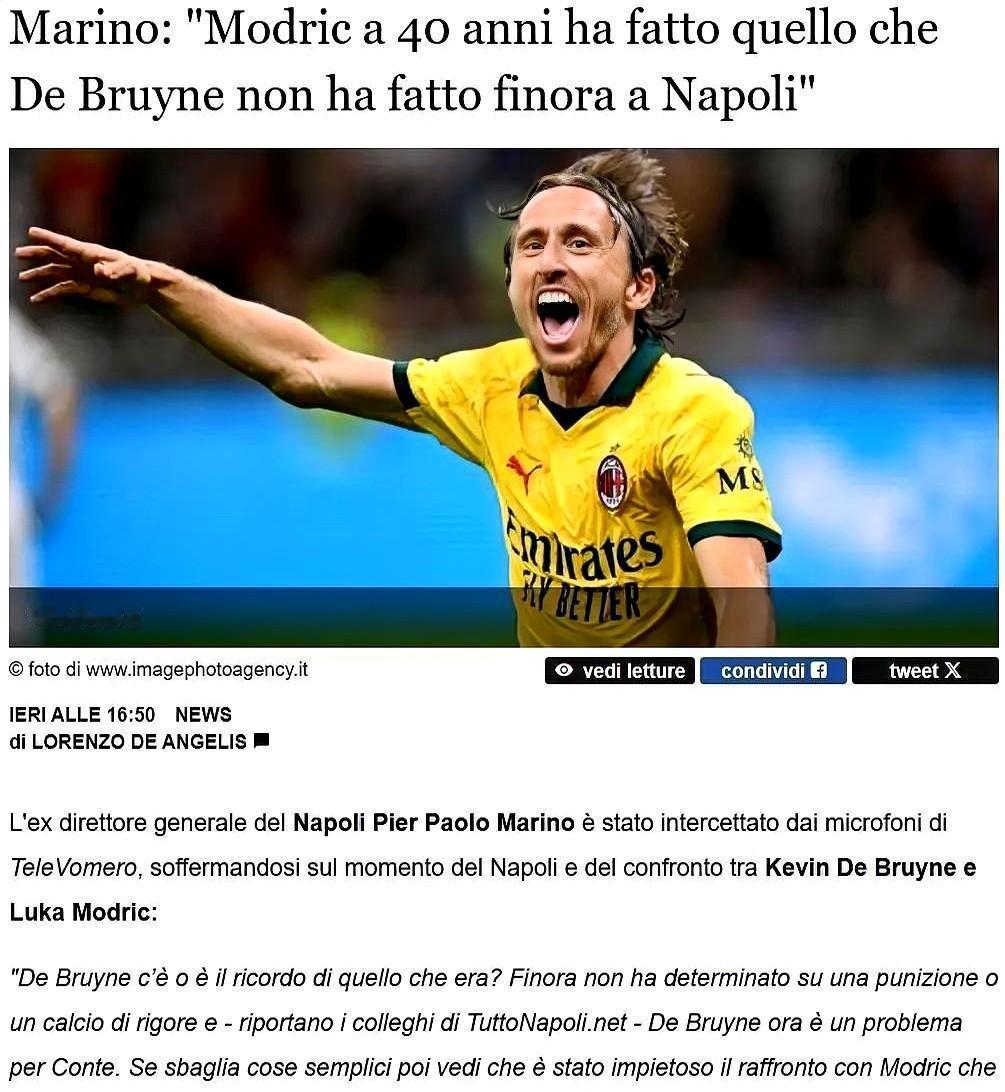 德布劳内到那不勒斯，不是来踢球的，是来当实验品的。
7轮2球4助，失误却比谁都多