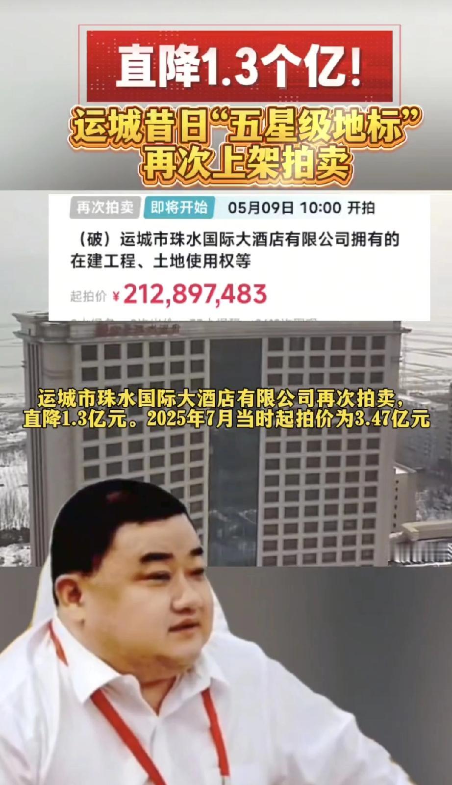 不得不说这个运城珠水大酒店！
这个曾经投资5个多亿的大酒店变成了烂尾工程！
一烂