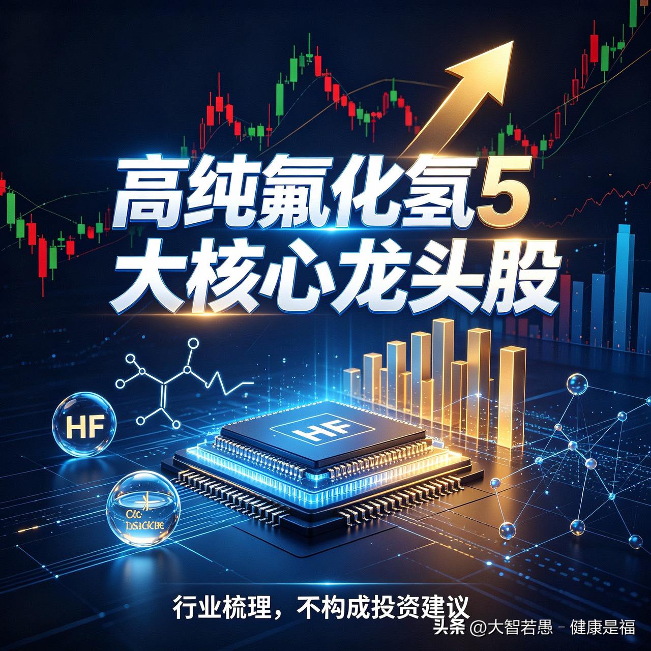 高纯氟化氢5大核心龙头股

1. 多氟多（002407）
收盘价：30.52元