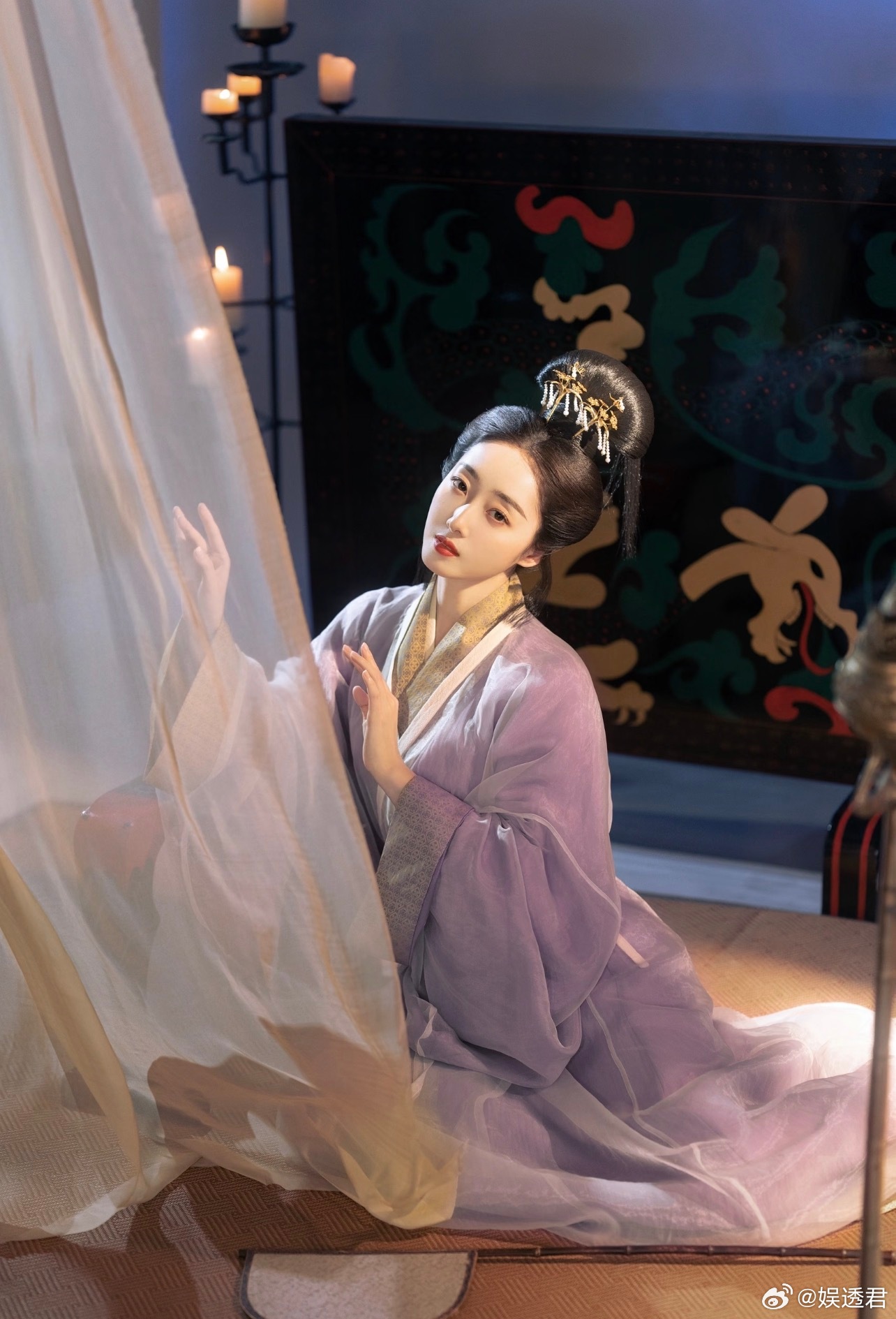 凤舞九天开机 蹲一个梦婕的古装造型 