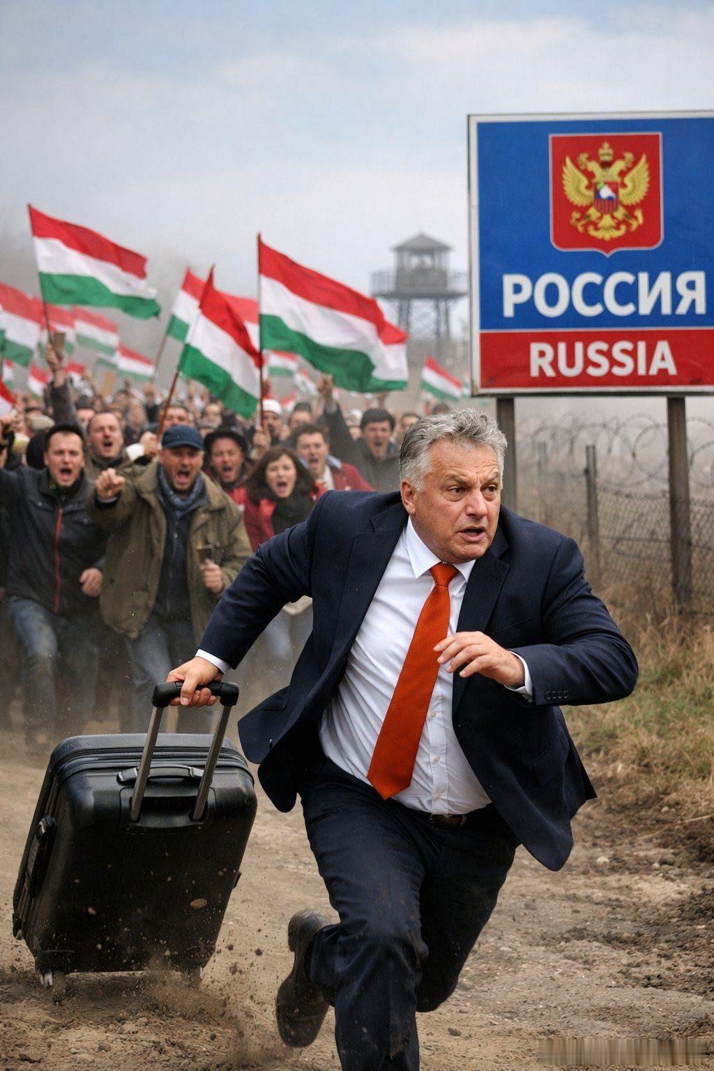 三大超级版图的大国都支持的欧尔班可能还是要被赶下台。民调显示，反对派将拿下2/3