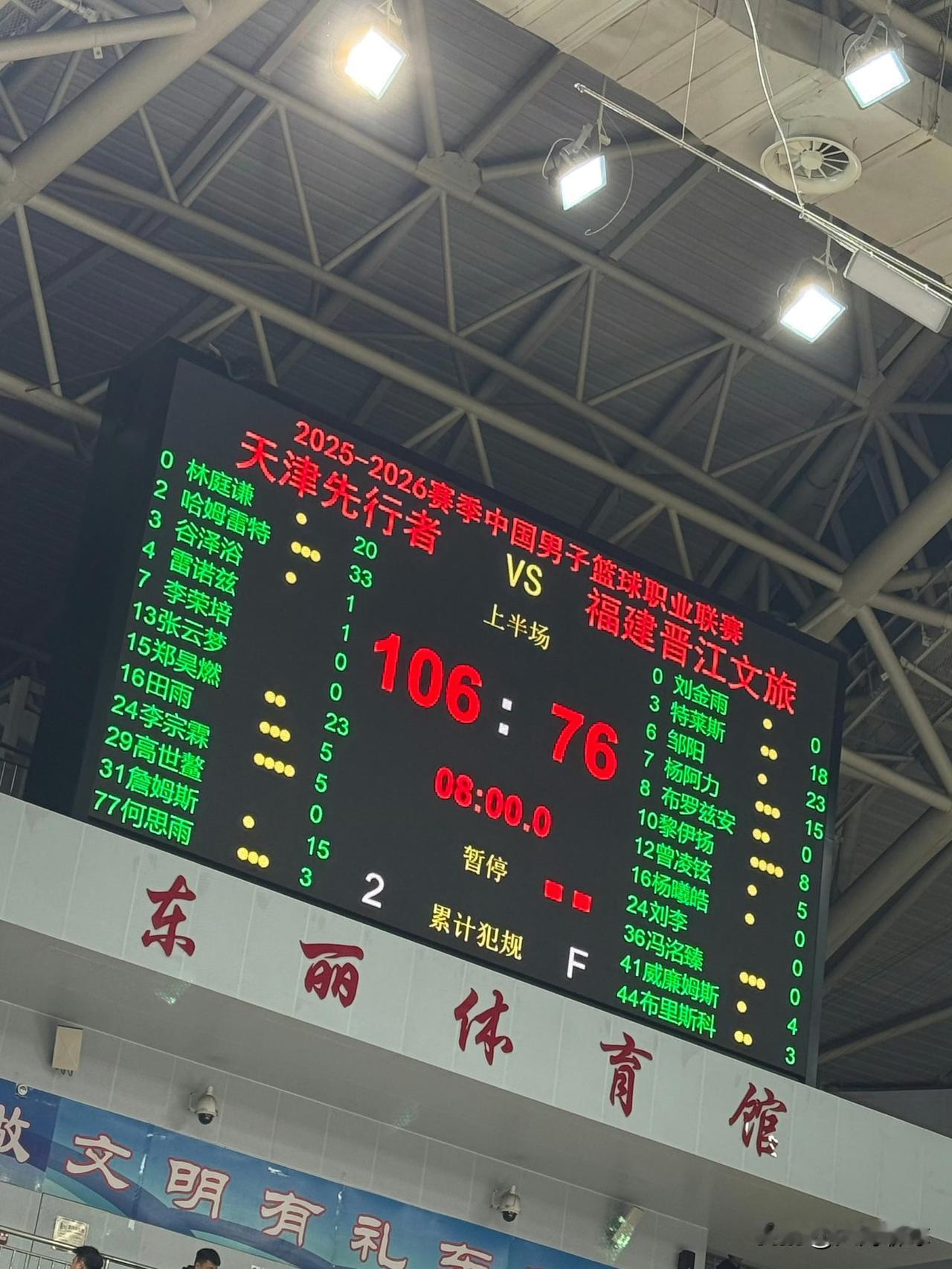 单节轰下17分，堪称“奇兵”！在刚刚结束的天津男篮主场106:76拿下福建的比赛