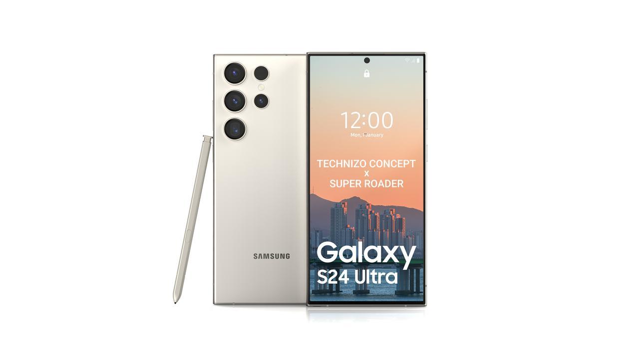 #佛系搞机#外媒放出了三星 Galaxy S24 Ultra的钛金属渲染图：不仅
