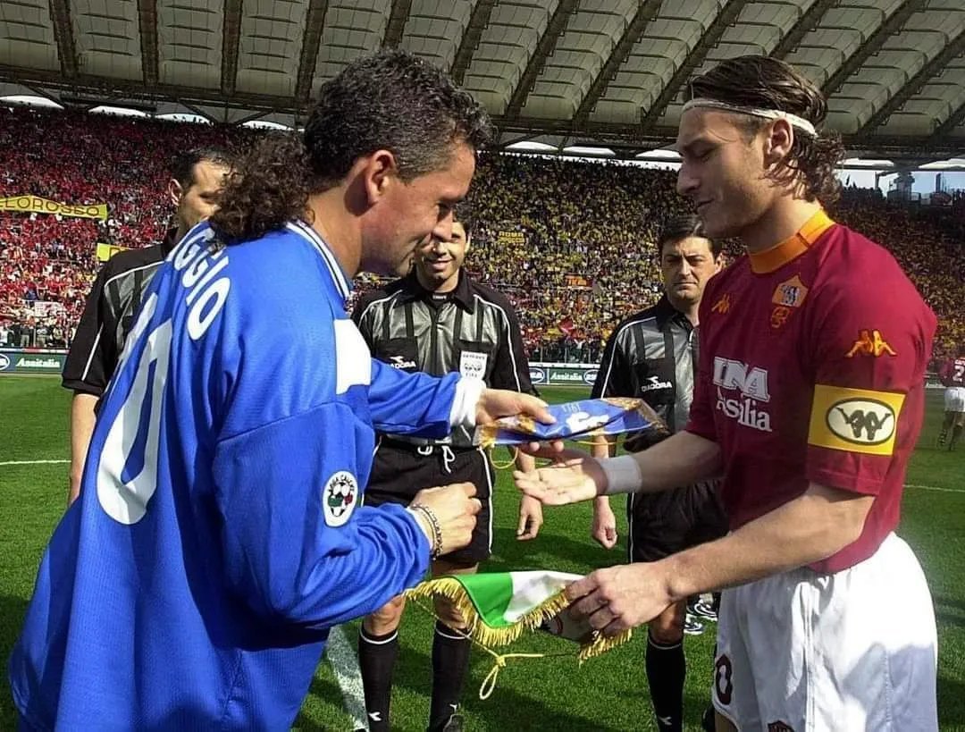 【老照片】 意甲联赛 One Picture. Two Legends. 