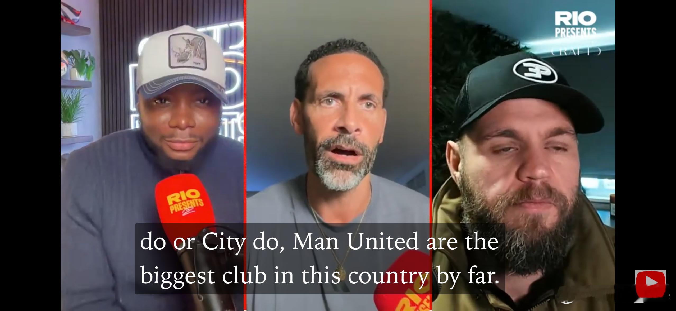 【自信的名宿】早上看到外网传的费迪南德的一番言论，还以为是恶搞。油管上找到他的这