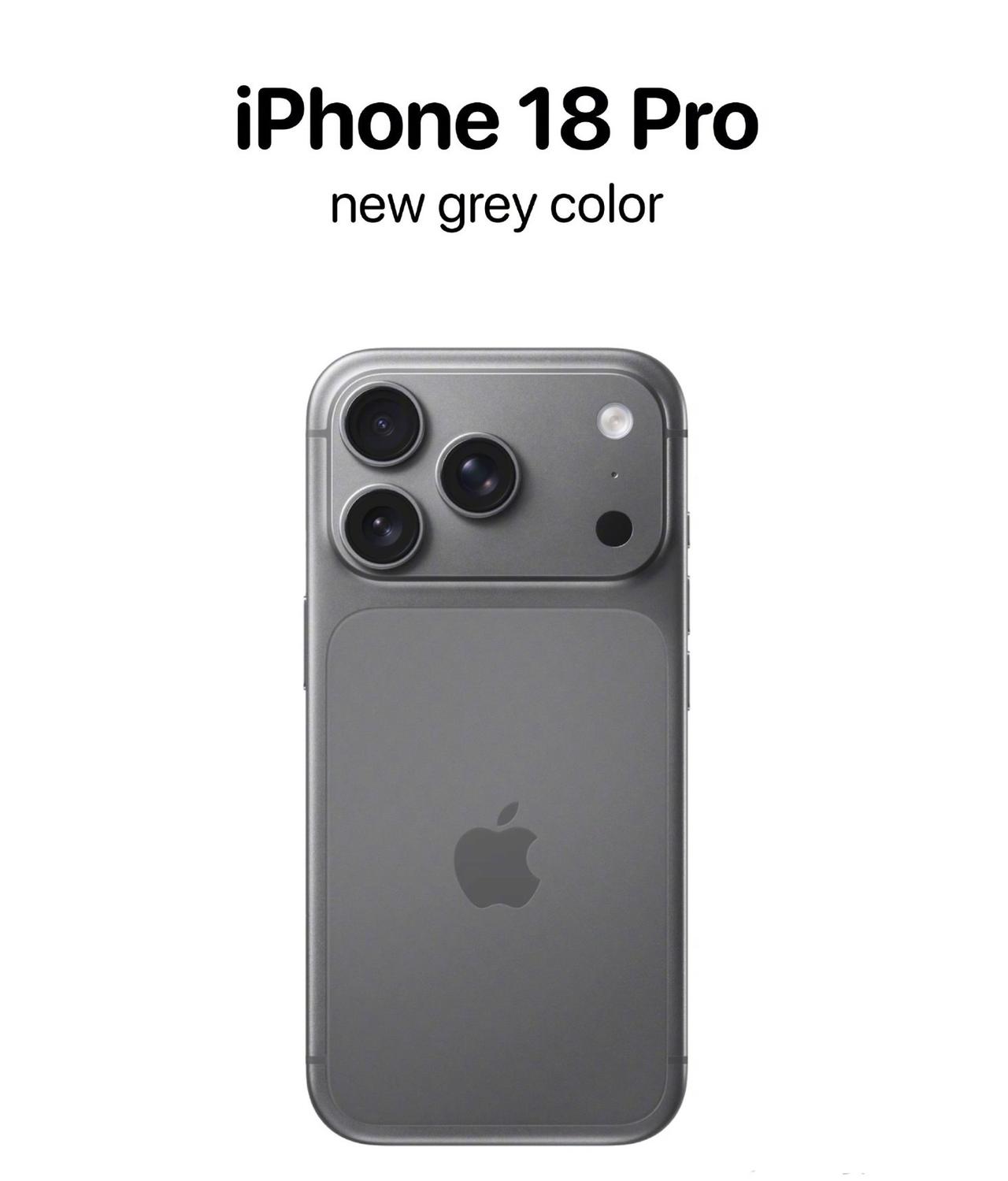 说实话[灵光一闪]对比iPhone17 Pro银白色，新款18 Pro银灰色质感