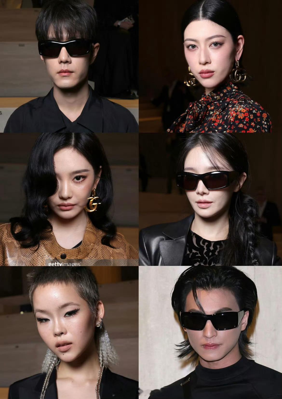 一波Gucci大秀 艺人生图怼脸合集🈶肖战、宁艺卓、李旻浩、Gulf Kana