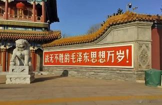 中国最伟大的思想是长期指导我们行动、我们党的宝贵精神财富、战无不胜的毛泽东思想！