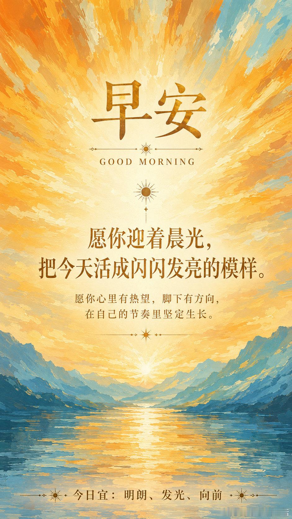 早！ 早安