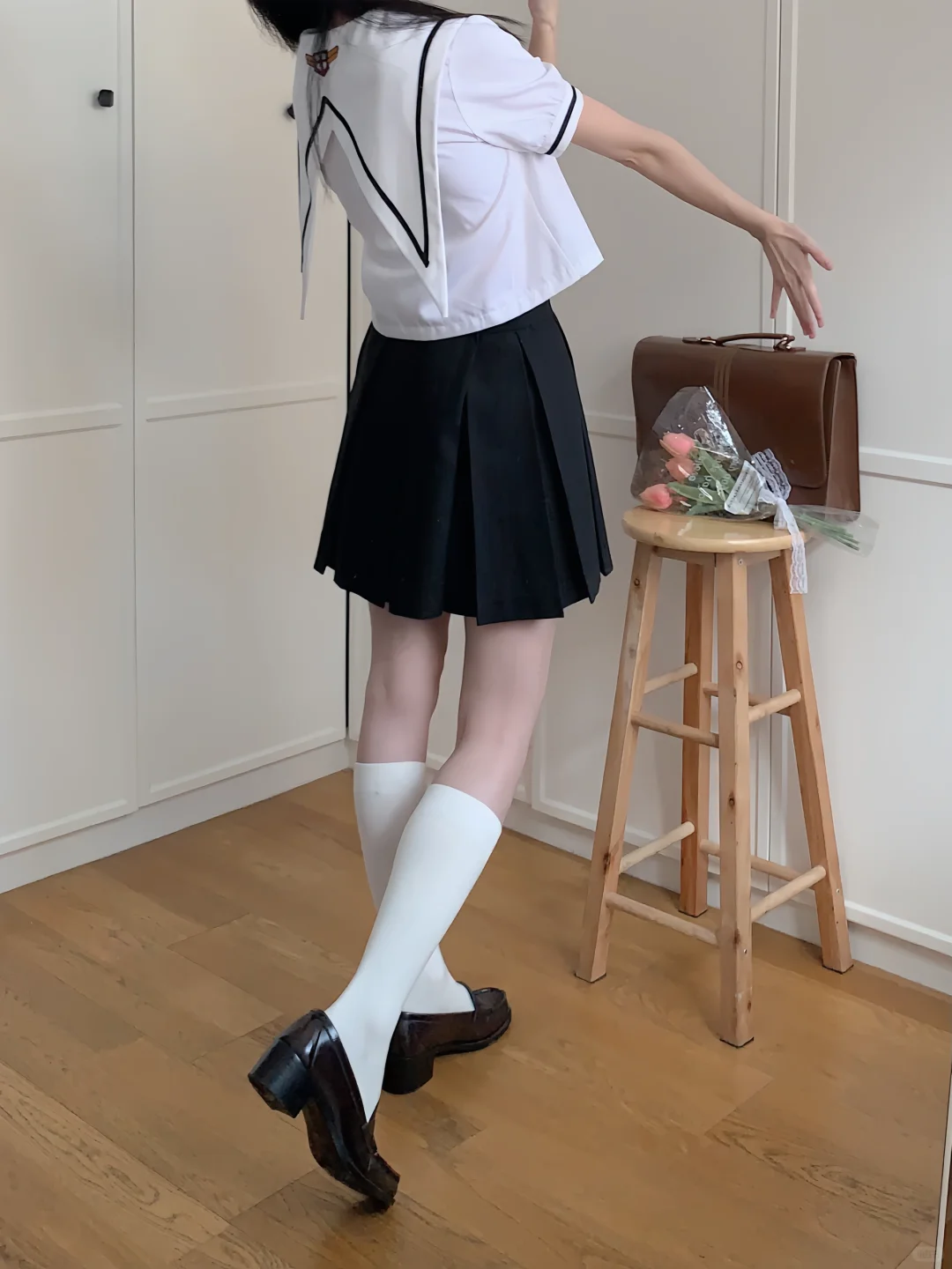 小樱夏服也是让我穿上了！激萌！꒰ঌ( ⌯' '⌯)໒꒱