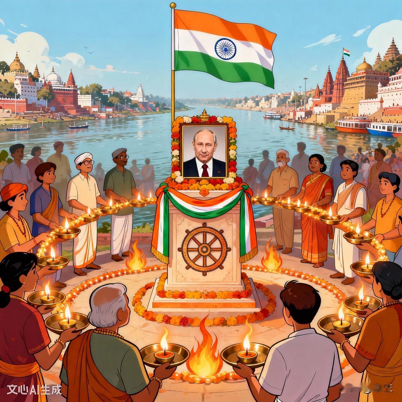 瓦拉纳西以千年圣火迎普京，俄印文化交融续写战略新篇

2025年12月4日，俄罗