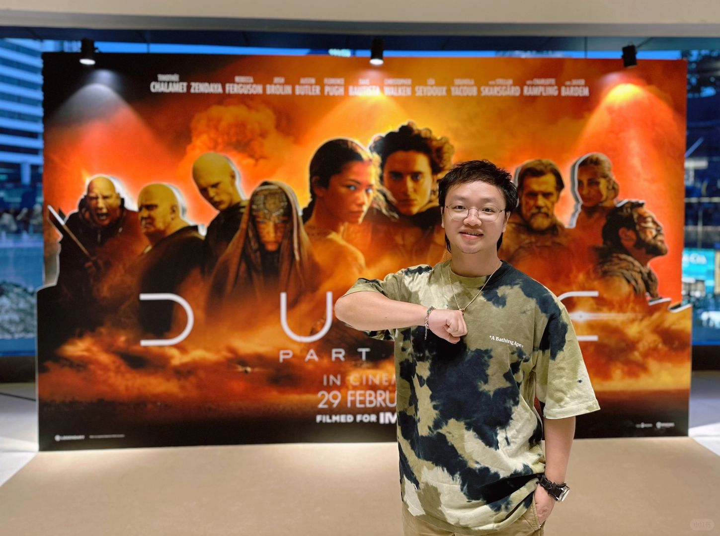 《沙丘2》首映礼
重回厄拉科斯星！🌕
都不记得起了多少次鸡皮疙瘩了！
震撼！惊...