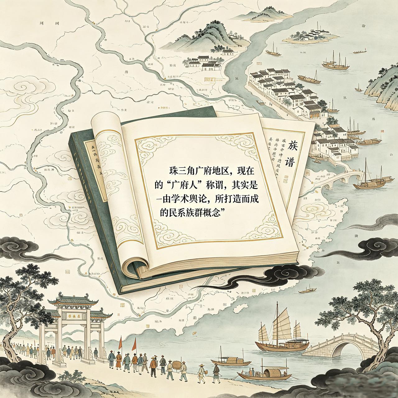 广东珠三角的“广府”称谓，在古代，仅仅只是指行政机构或行政区域。而近代“广府人”